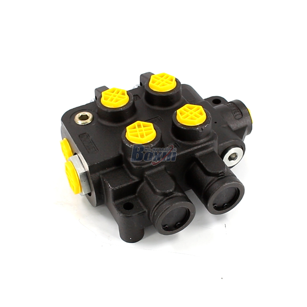HSSP-2OT-J 수동 2 스풀 모노블럭 방향 제어 밸브 image