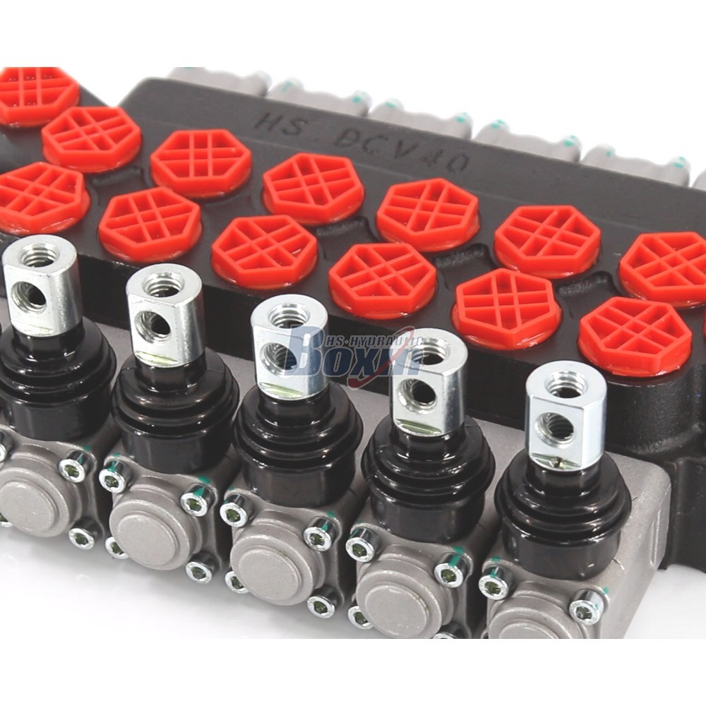OEM and Custom DCV40 Manual 6 Spool Monoblock Directional Valve Solutions detail image