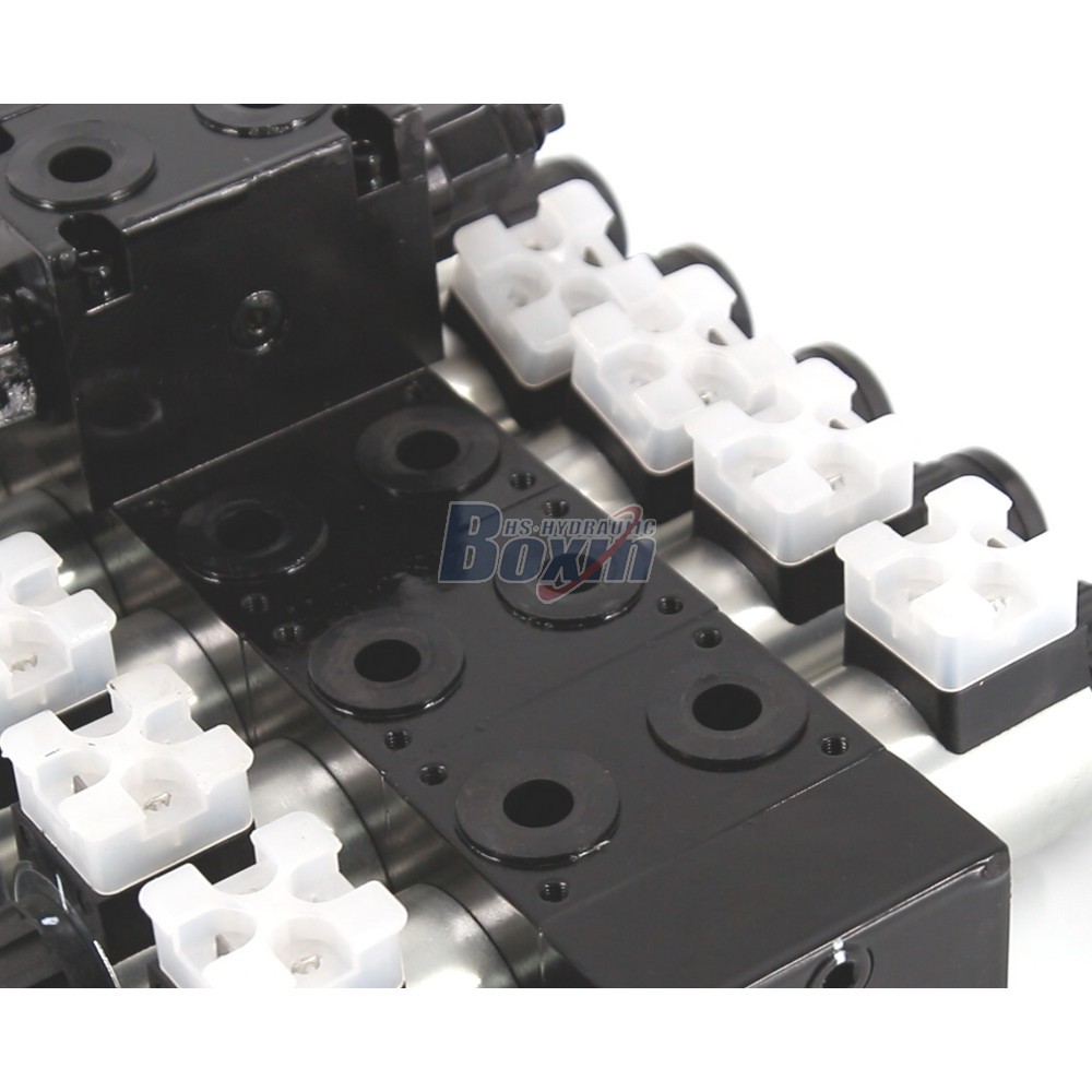 Industrial Grade DCV56-H 5 Spool Solenoid Operated Sectional Control Valve detail image