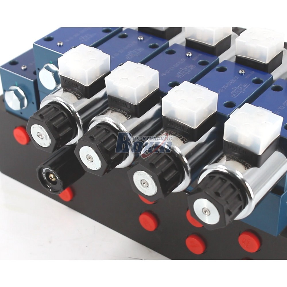 Hydraulic 6 Spool Solenoid Directional Control Valve detail image