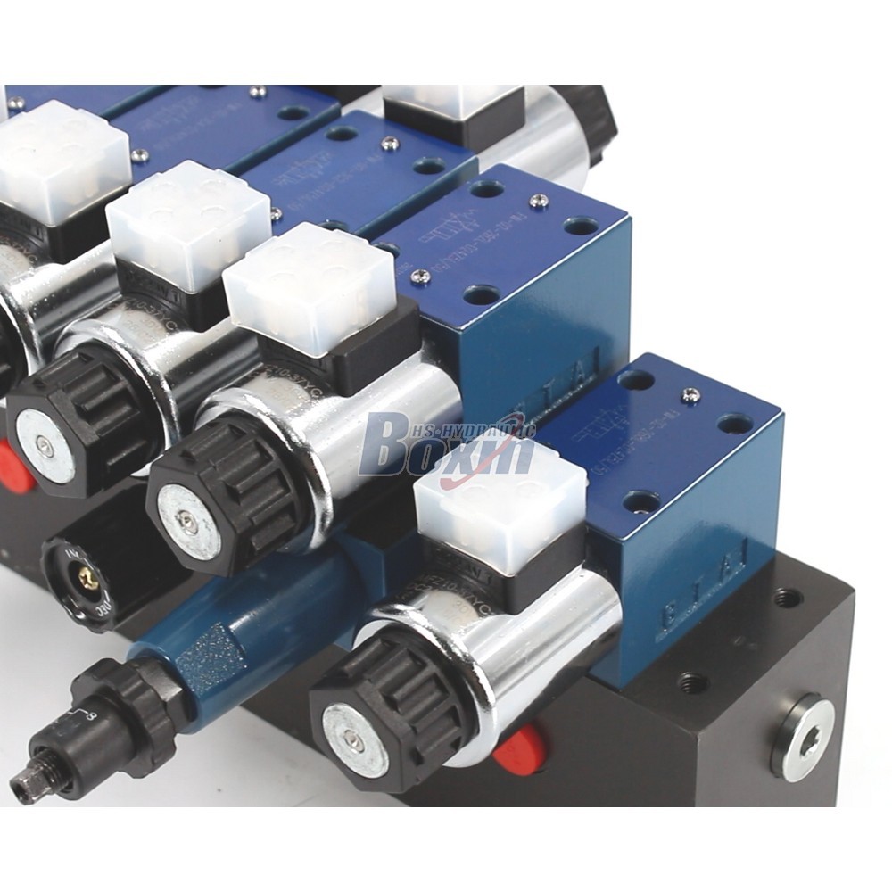 Professional Manufacturing of HSBS06 6 Spool Solenoid Valves detail image