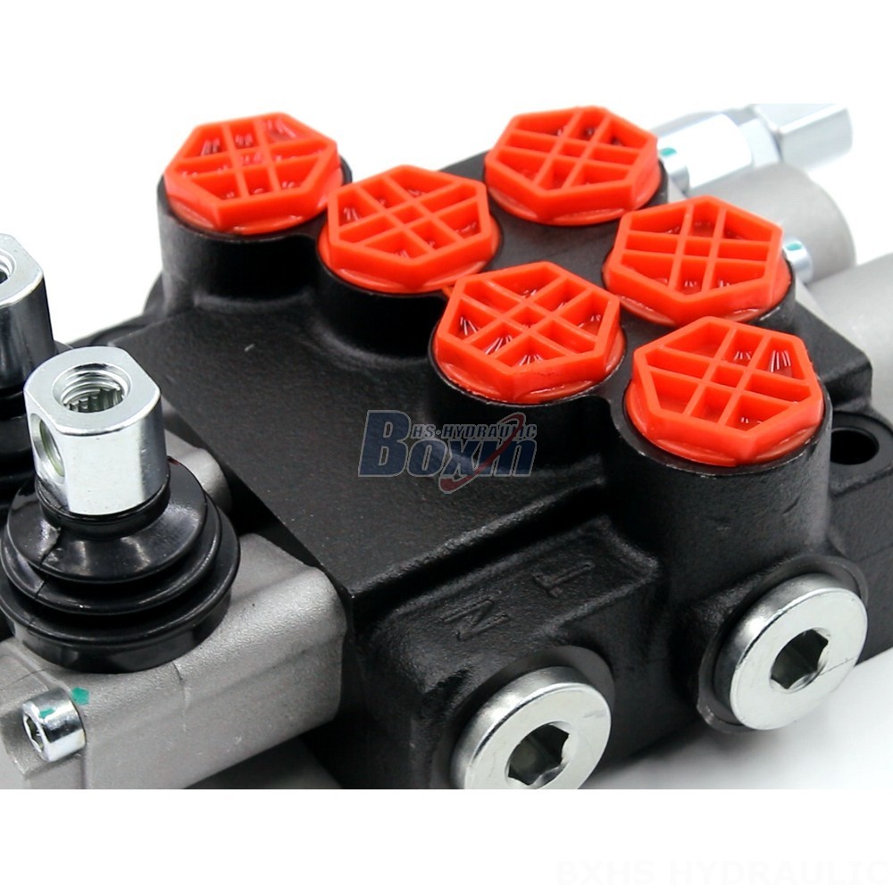 Innovative Hydraulic Valve: P40-G12 Manual 2 Spool Monoblock detail image