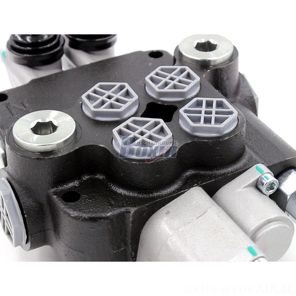 P80-G12-G34 Manual 2 Spool Monoblock Directional Valve | Manufacturer & Global Supplier detail image