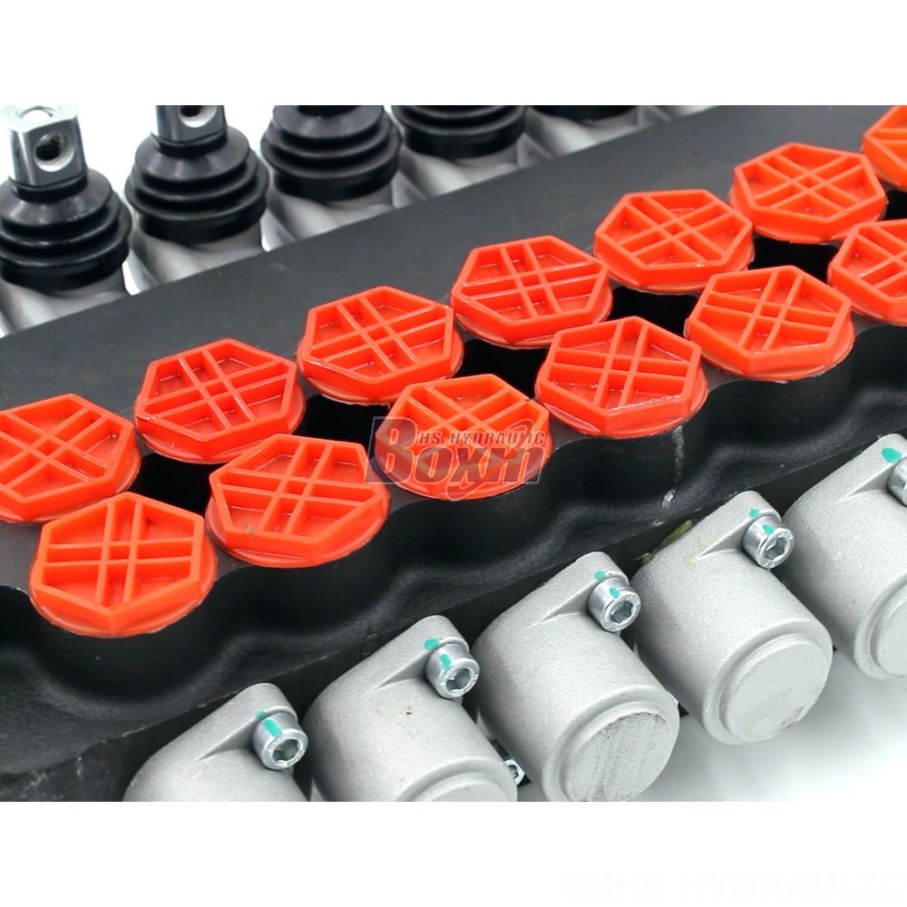 P80-G34-OT Manual 7 Spool Monoblock Directional Valve: Hydraulic Control Solutions detail image