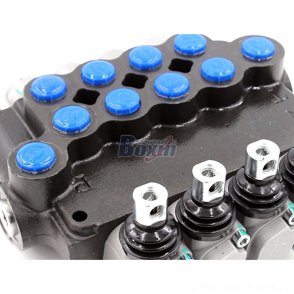 P80-U78-4OT Manual 4 Spool Directional Valve: Reliable Hydraulic Control detail image