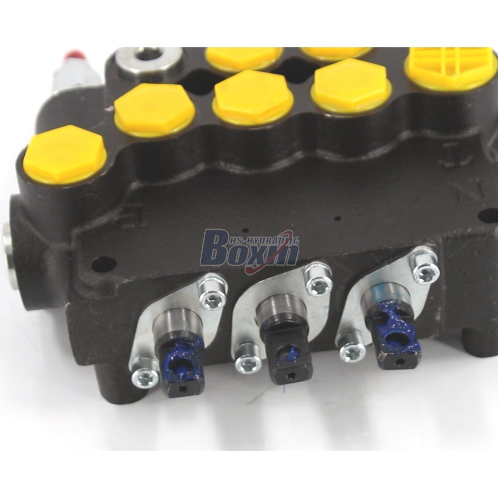 High Pressure P80A-G-BT-2OT 3 Spool Hydraulic Directional Valve detail image