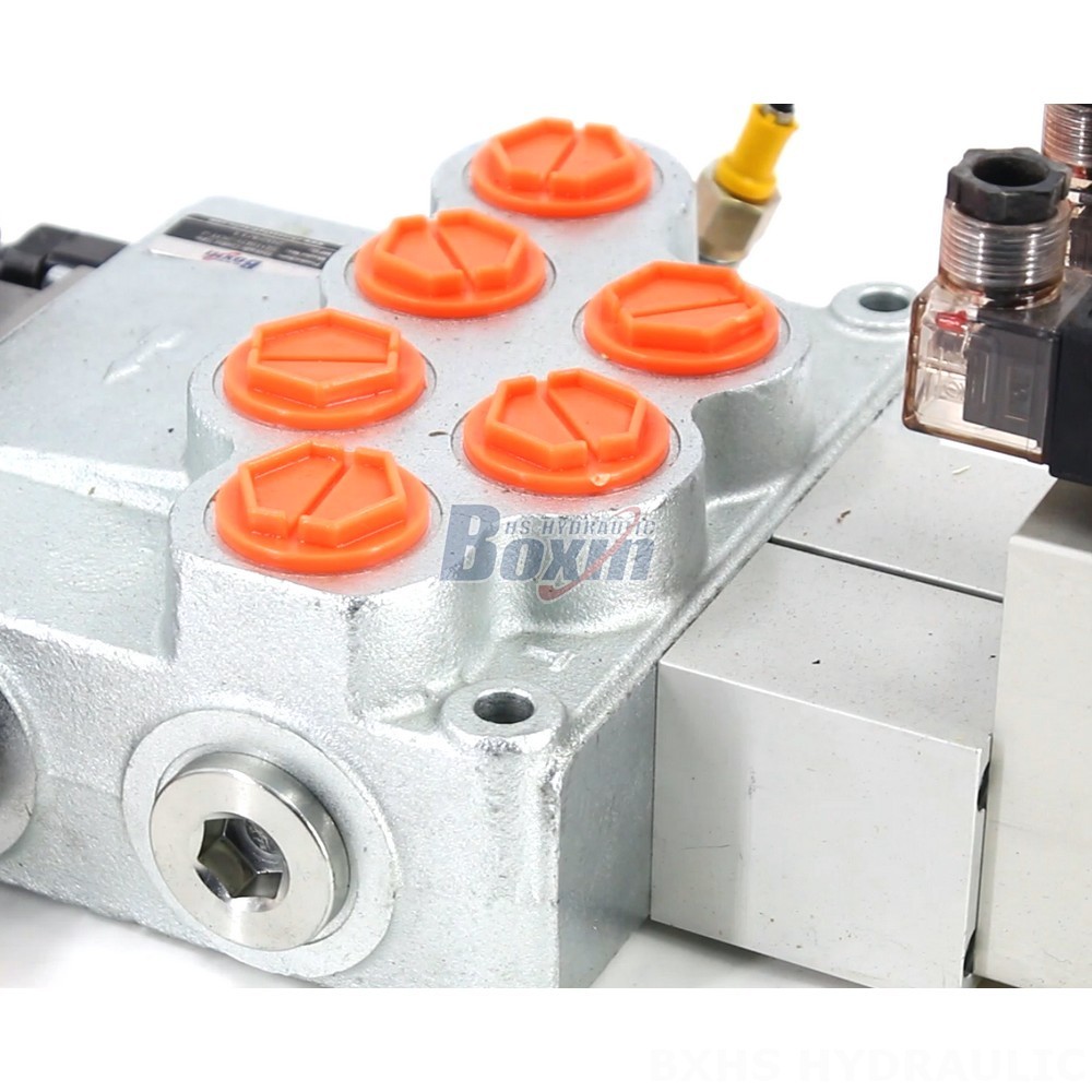 SD18 Electric 2 Spool Monoblock Directional Valve - Manufacturer & Supplier detail image