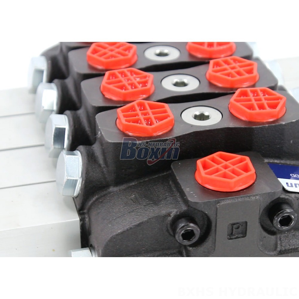 SD8 Hydraulic 4 Spool Sectional Directional Valve - Factory Direct detail image