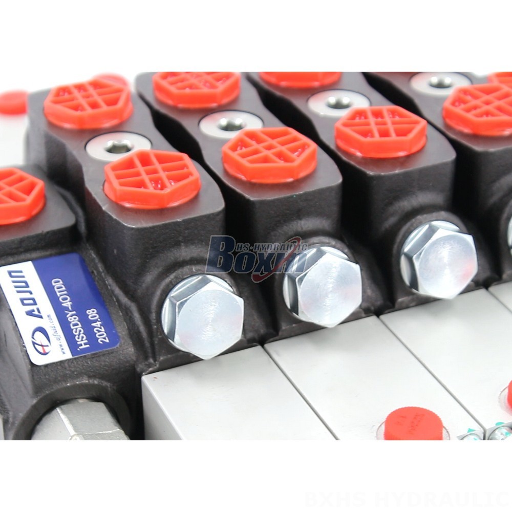 SD8 Hydraulic Valve: 4 Spool Sectional Design, Factory Supply detail image