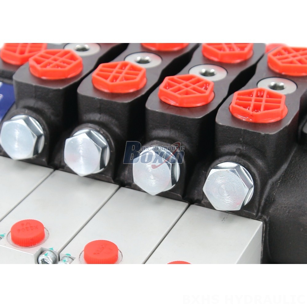 SD8 Hydraulic Valve: 4 Spool Sectional Design, Factory Supply detail image