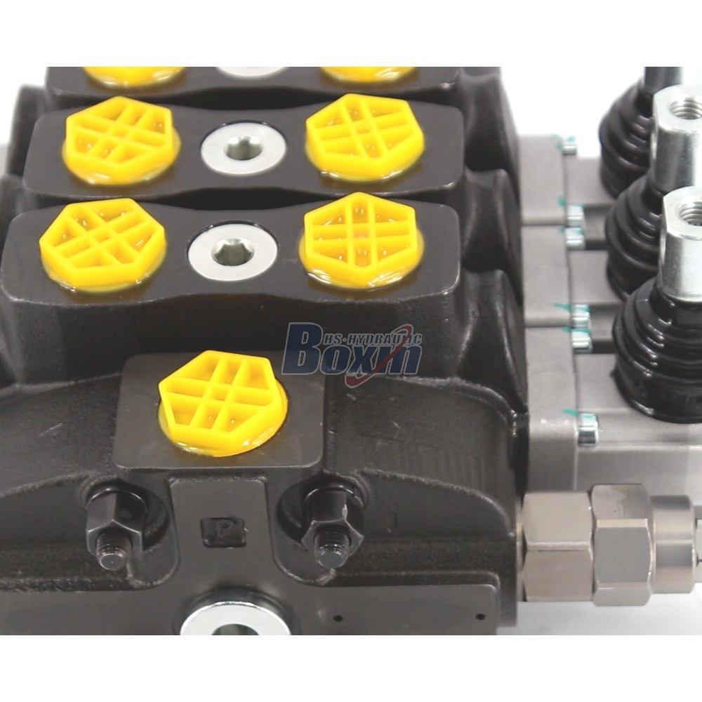 OEM/ODM Custom SD8 Manual 3 Spool Sectional Directional Valve with Private Labeling detail image