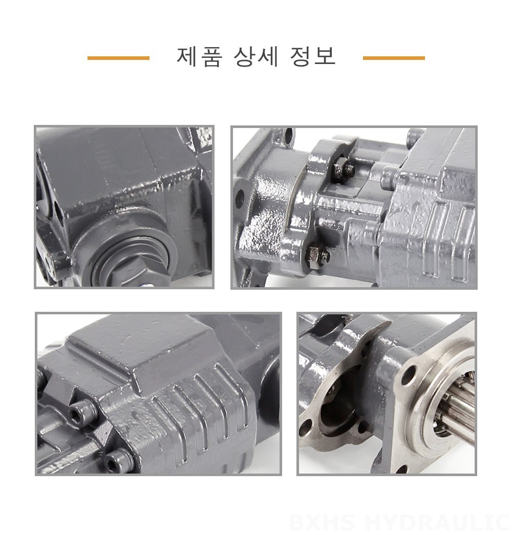 BF62M 63 cc/rev 20 MPa (2900 psi) 유압 기어 펌프