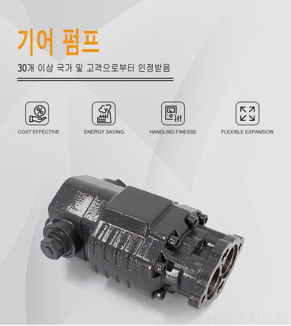 BF82A 80 cc/rev 20 MPa (2900 psi) 유압 기어 펌프