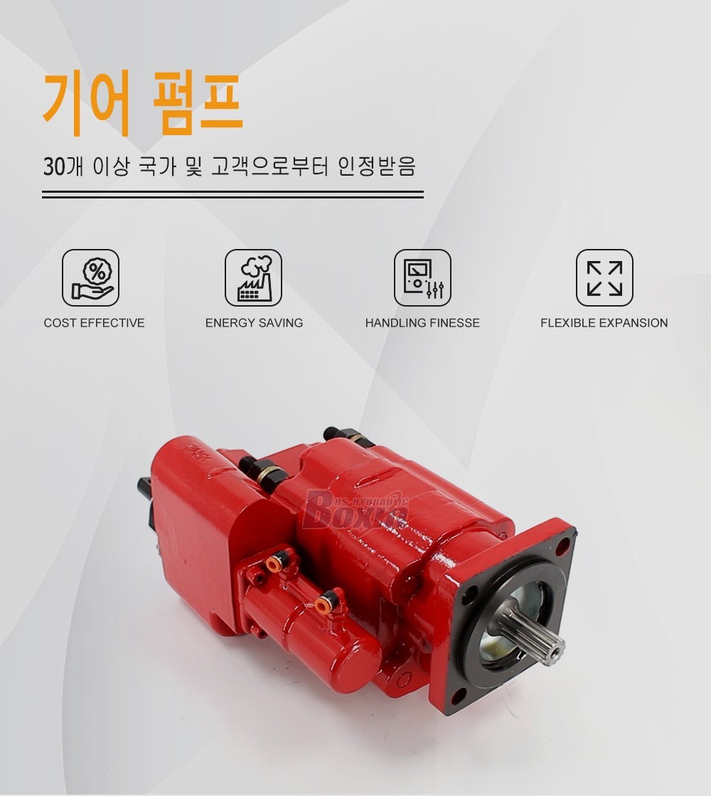 Durable C102-AS-25-H 100 cc/rev Hydraulic Gear Pump for Heavy Equipment