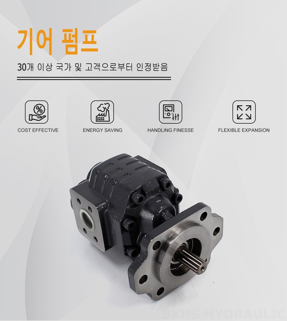 CBHC-2082 82 cc/rev 28 MPa (4061 psi) 유압 기어 펌프