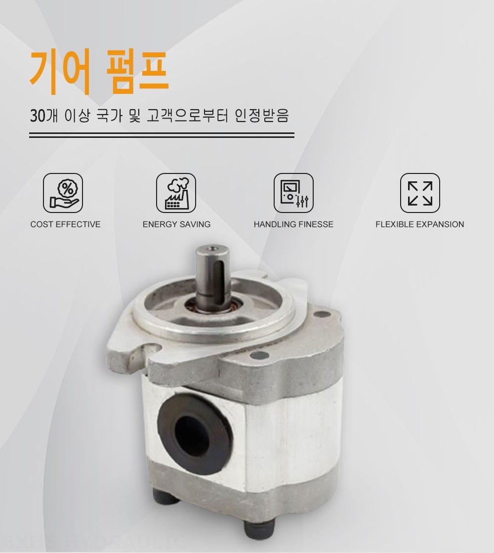 CBHS-FL-306 1회전당 6cc 유압 기어 펌프