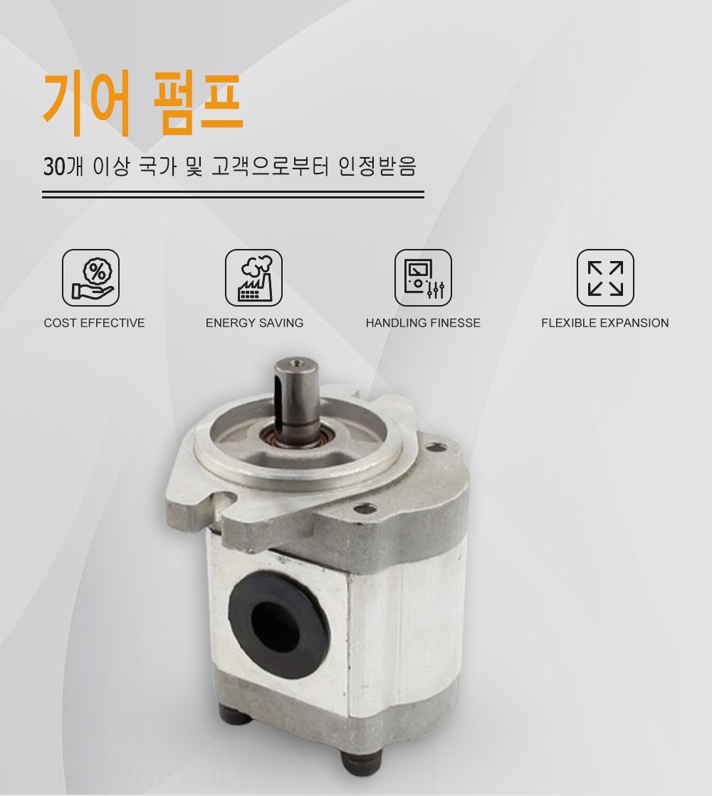 CBHS-FL-314 1회전당 14cc 유압 기어 펌프