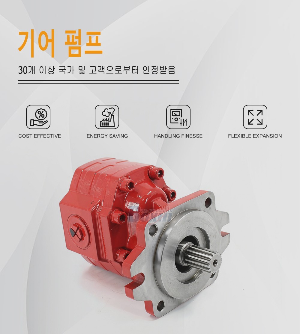 CBHS3100 100 cc/회전 20 MPa (2900 psi) 유압 기어 펌프
