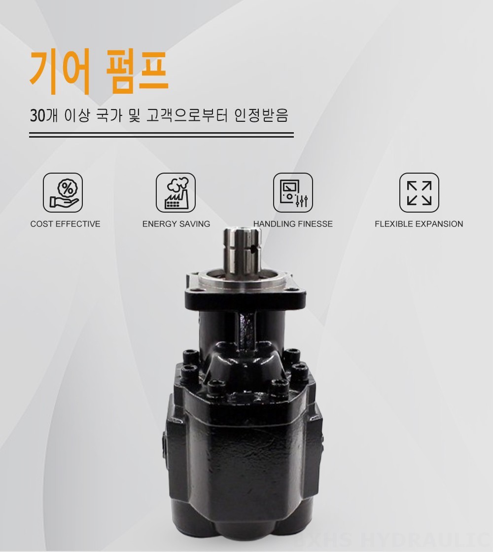 CBHST1-ISO-100 100 cc/rev 유압 기어 펌프
