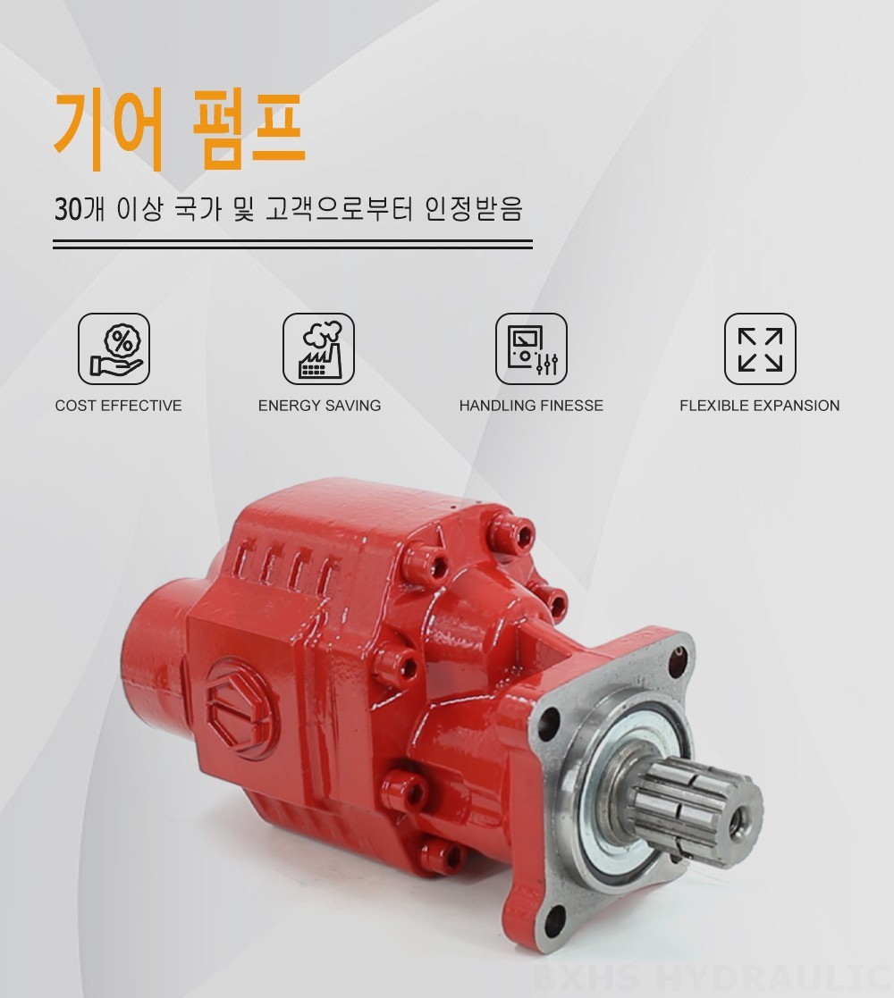 CBHST1-ISO-63-X 63 cc/rev 유압 기어 펌프
