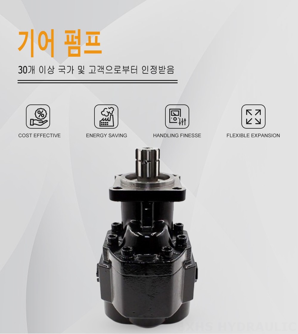 CBHST1-ISO-80 80 cc/rev 유압 기어 펌프