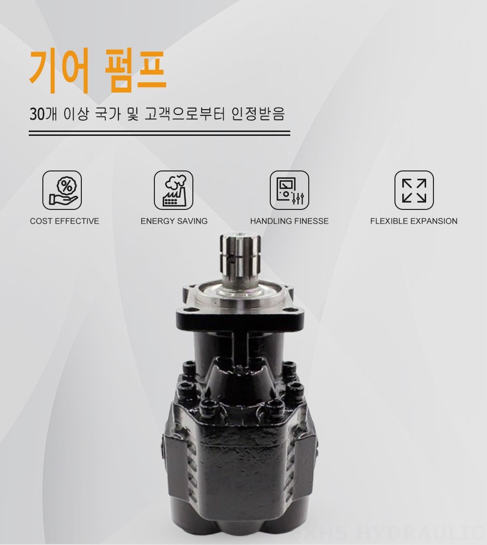 CBHST1-ISO-90 지방전 90 cc/오른 유압 기어 펌프