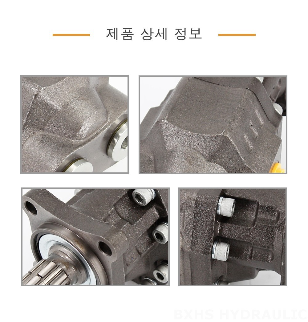 CBHW-ISO-100-Y 100 cc/rev 22 MPa (3190 psi) 유압 기어 펌프