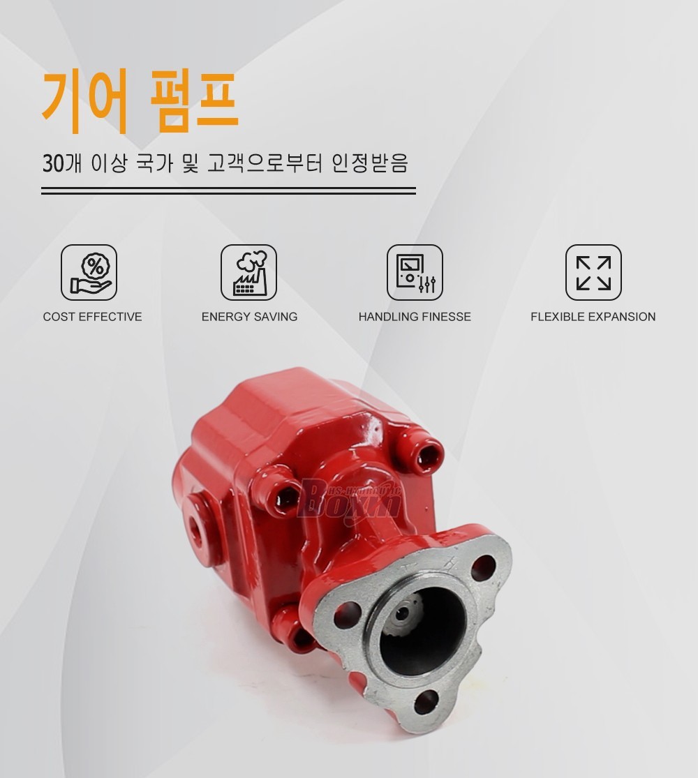 CBHX1025SK 25 cc/회전 20 MPa (2900 psi) 유압 기어 펌프