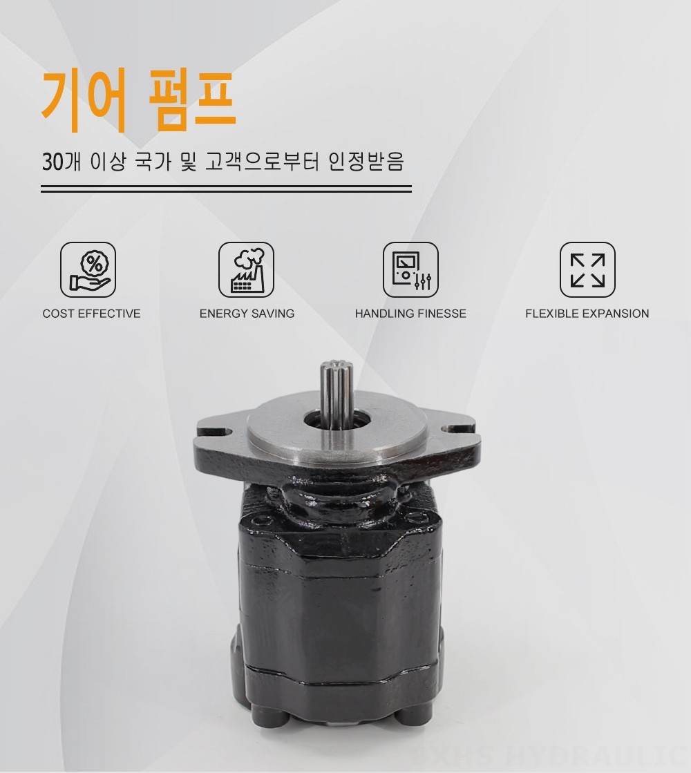 CBHZ-F20R 19.7 cc/rev 유압 기어 펌프