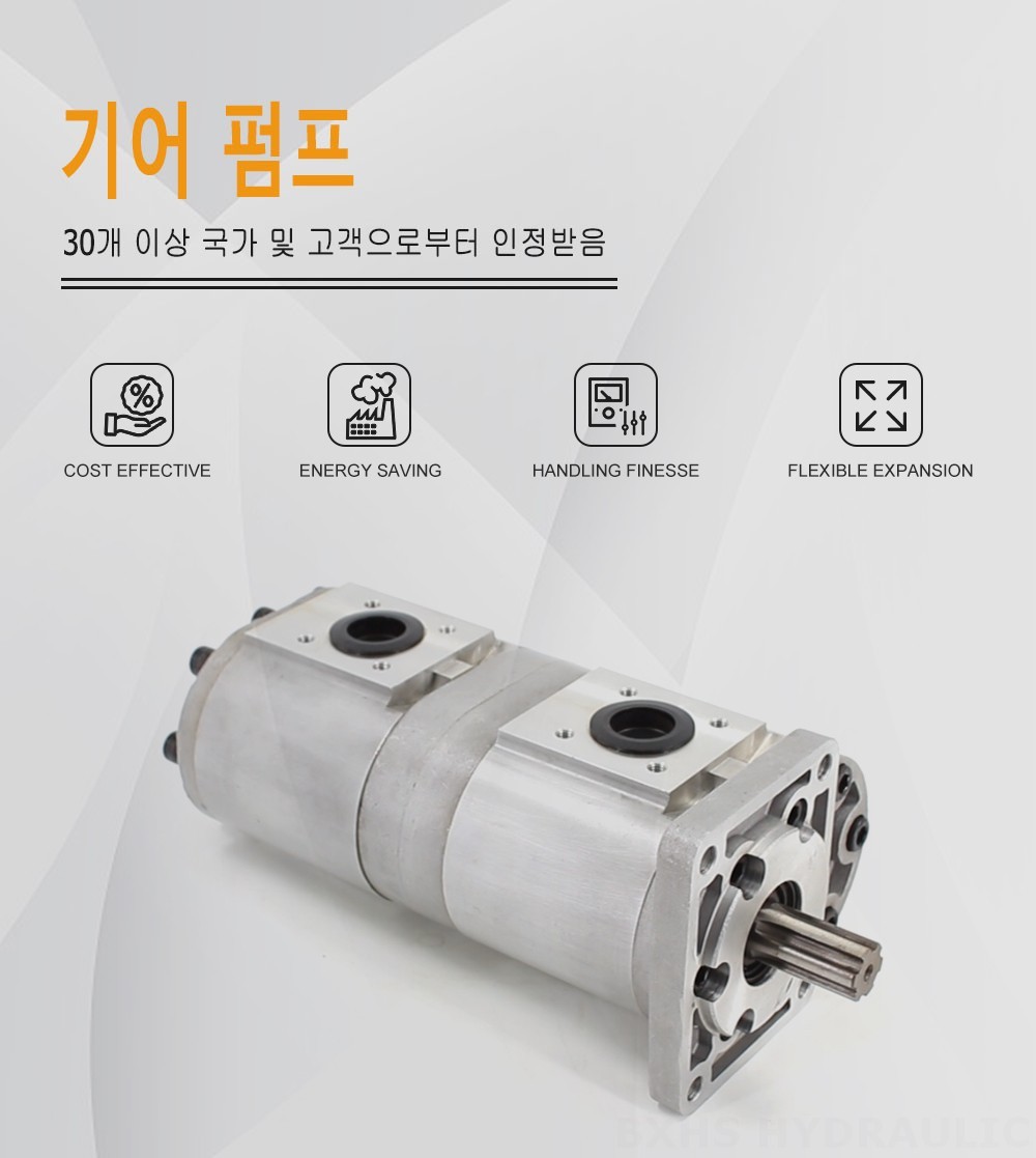 CBN-F540 40 cc/rev 유압 기어 펌프