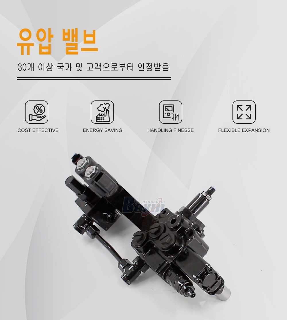 DCV20DY-OT 전기 유압 1 스풀 모노블럭 방향 제어 밸브