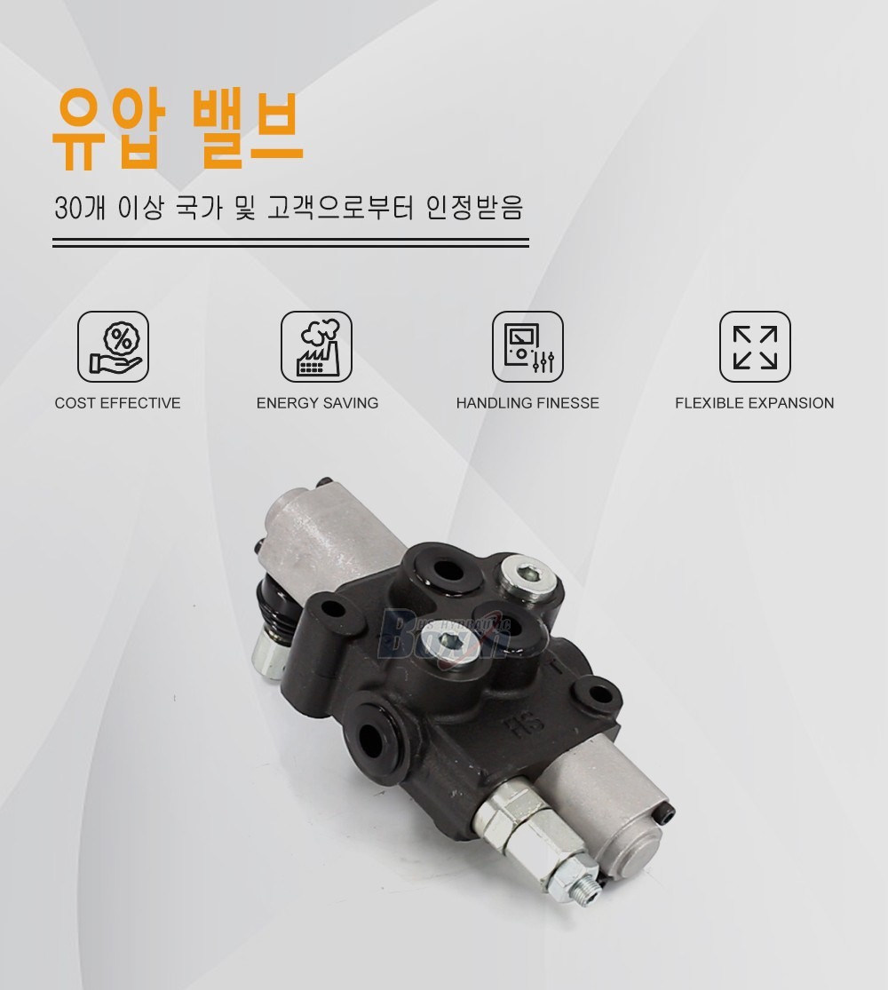HS45-FZJ 수동 1 스풀 모노블럭 방향 제어 밸브