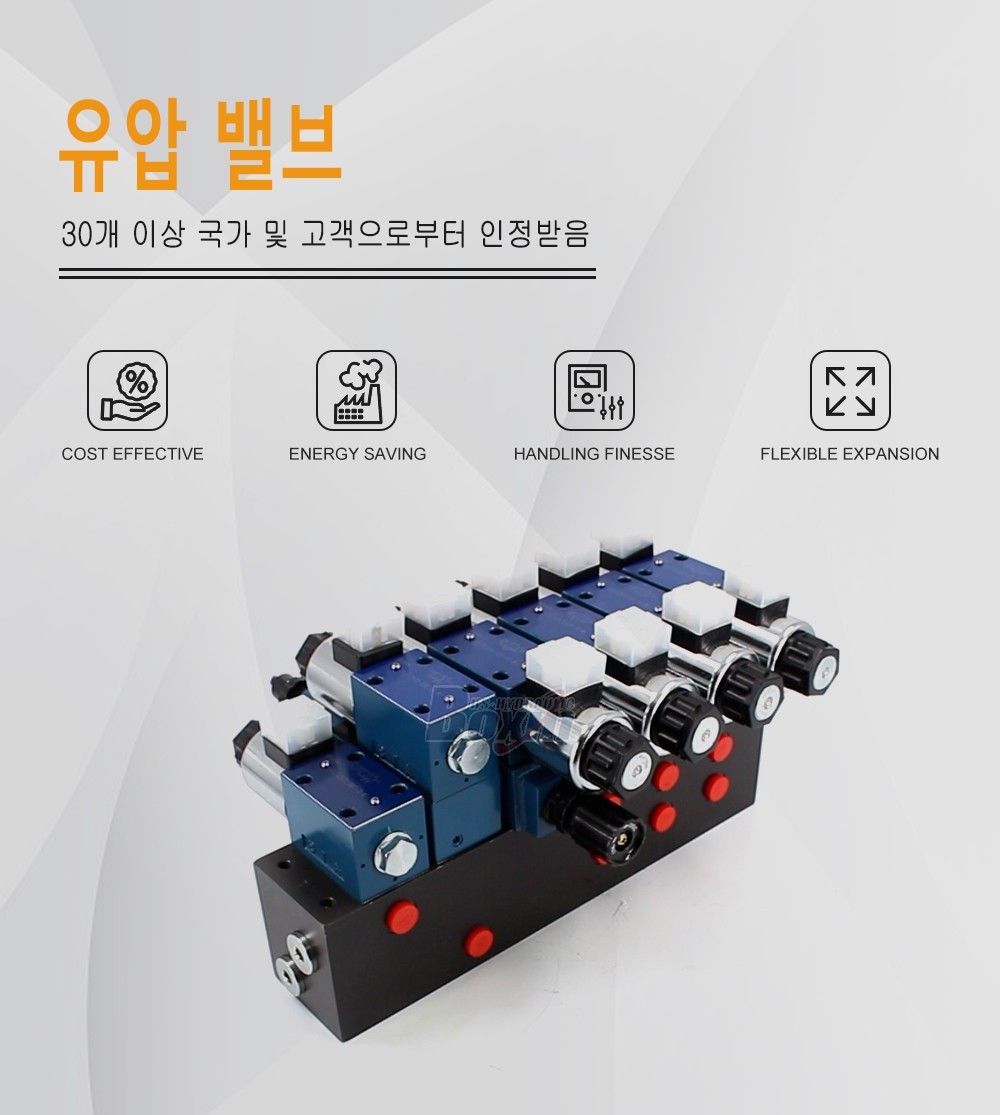HSBS06-6 솔레노이드 6 스풀 솔레노이드 제어 밸브