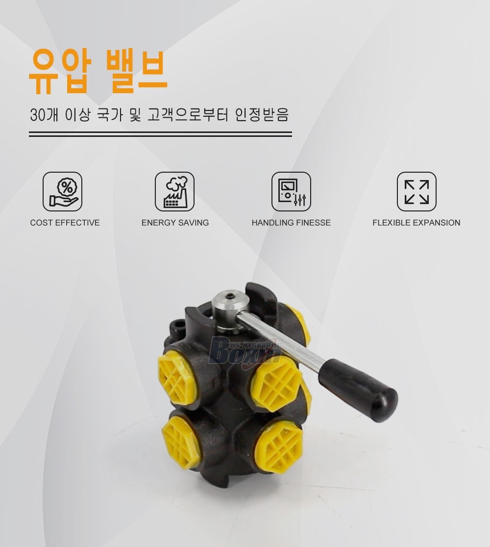 HSDV33-2 수동 1 스풀 유량 전환 밸브 (Flow Diverter Valve)