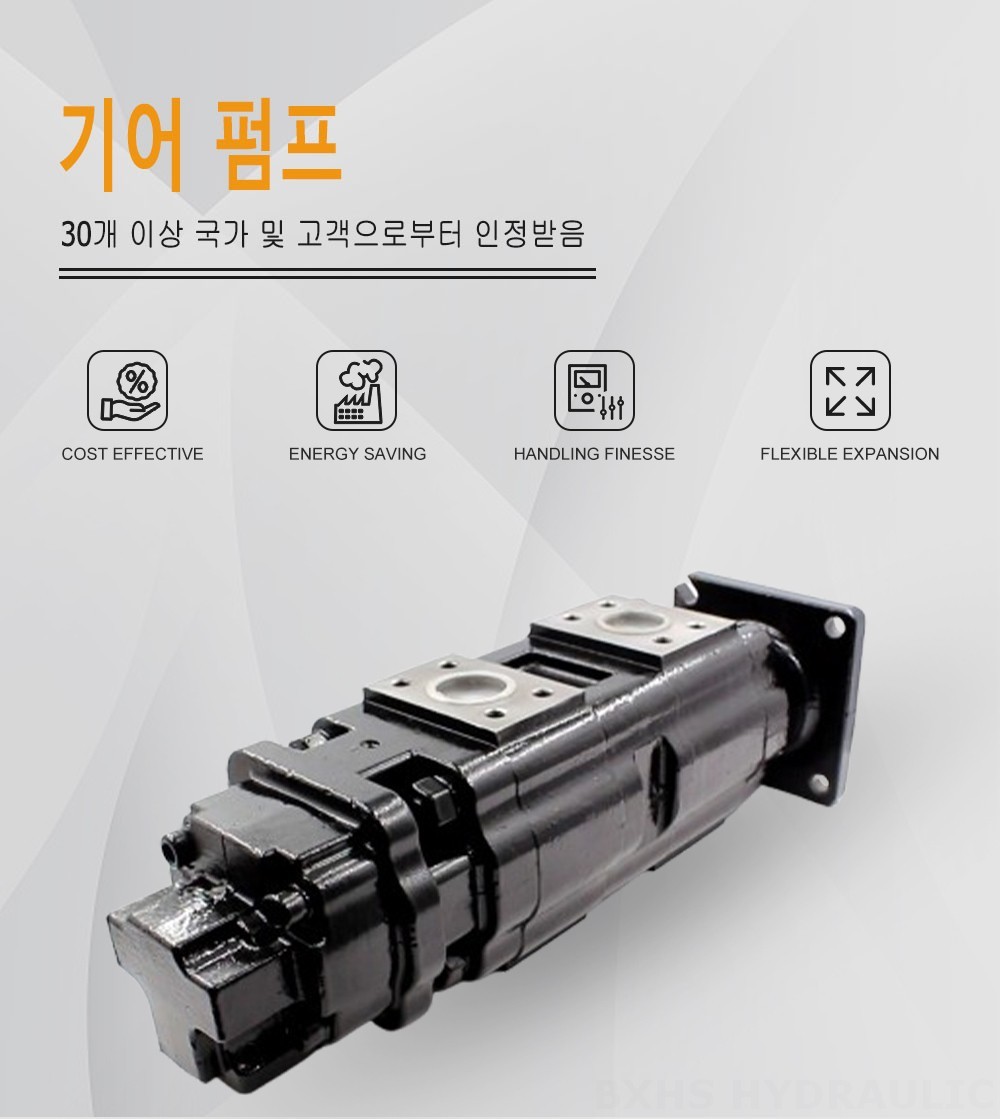 JHP2080-2080-1016 80 cc/rev 유압 기어 펌프