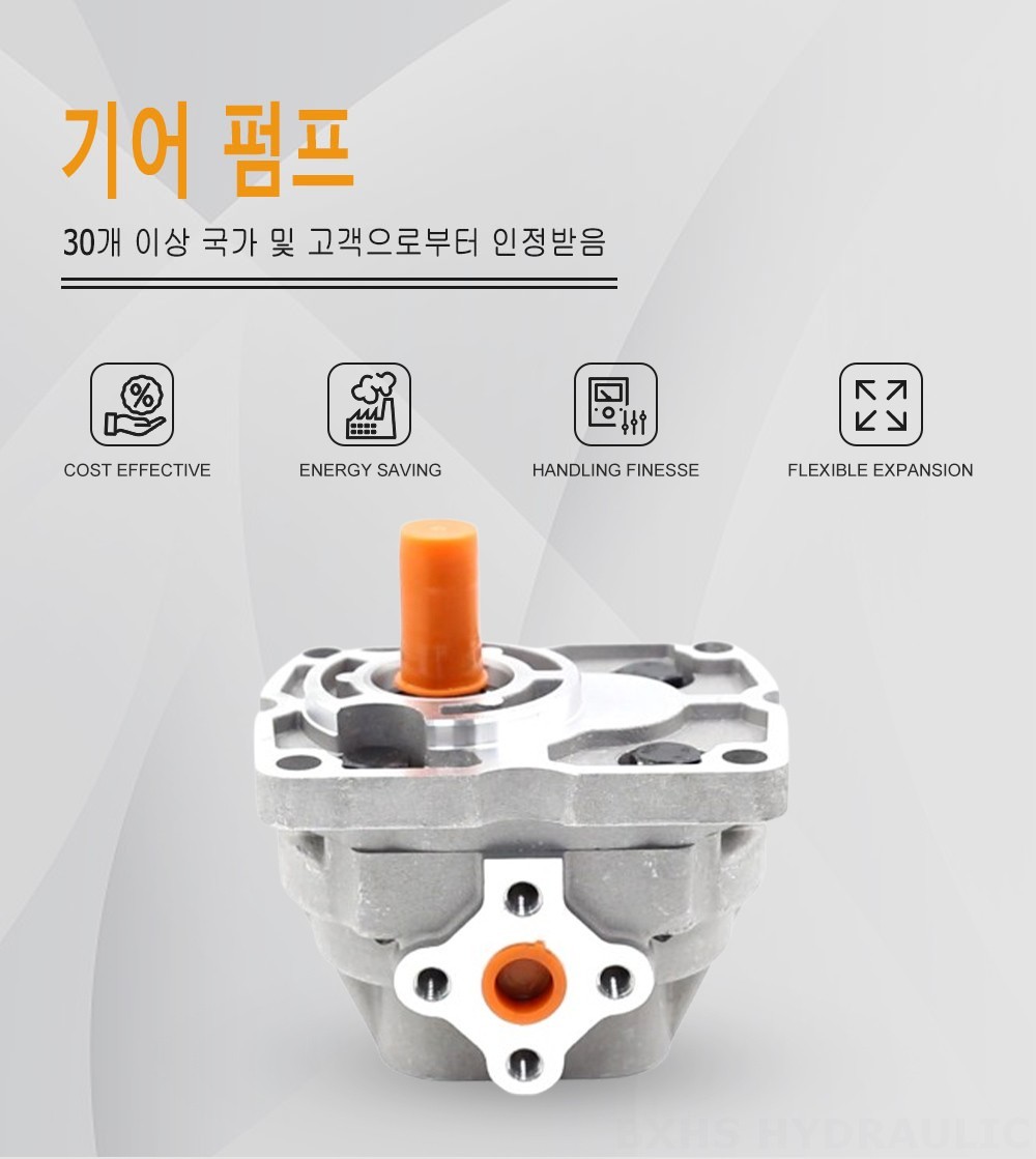 NSH10-M 10 cc/rev 유압 기어 펌프