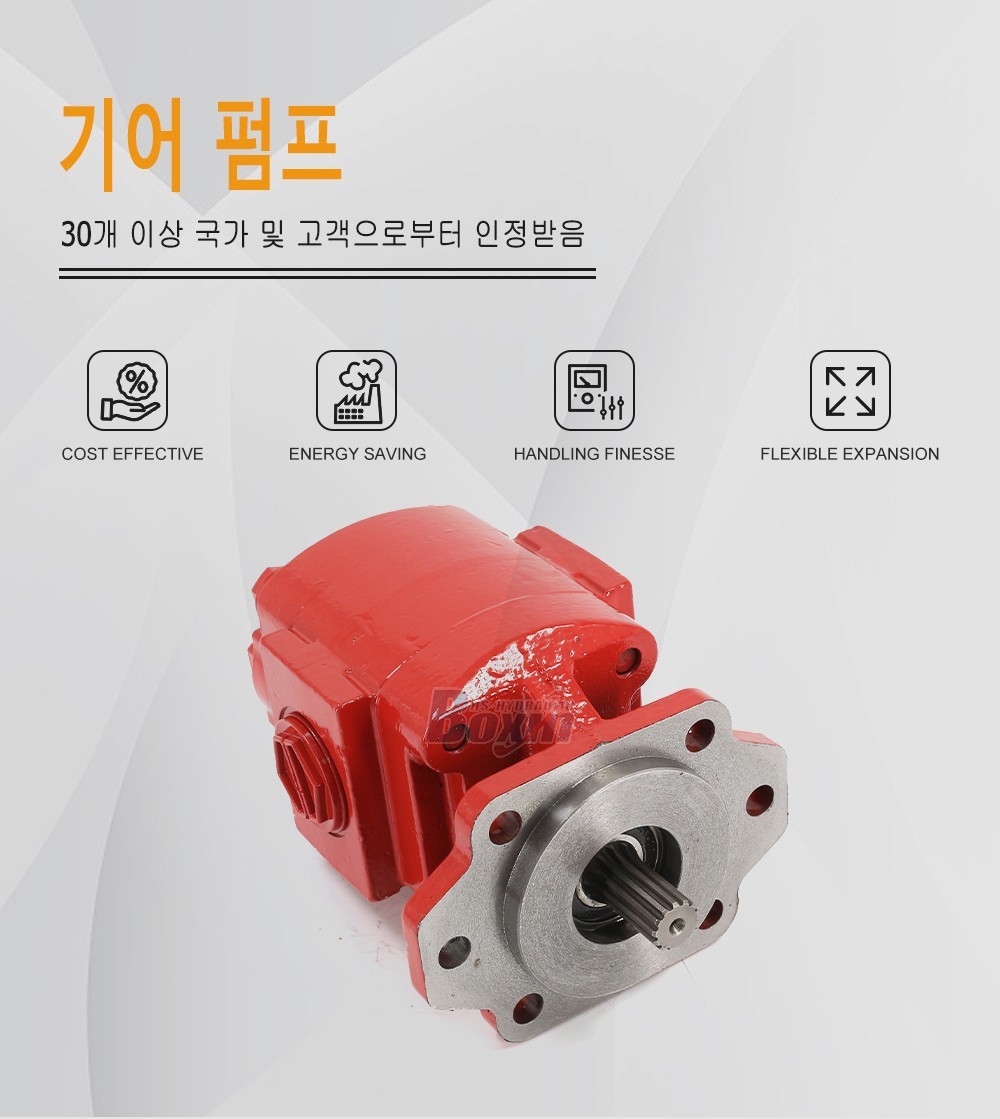 High Performance P21A646JEAL20-25-H 64.6 cc/rev Hydraulic Gear Pump Supply