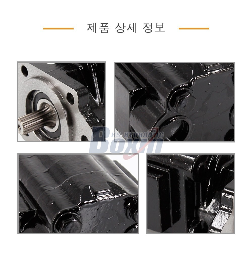 P51A646TEYR25-25 104.5 cc/rev 16 MPa (2320 psi) 유압 기어 펌프