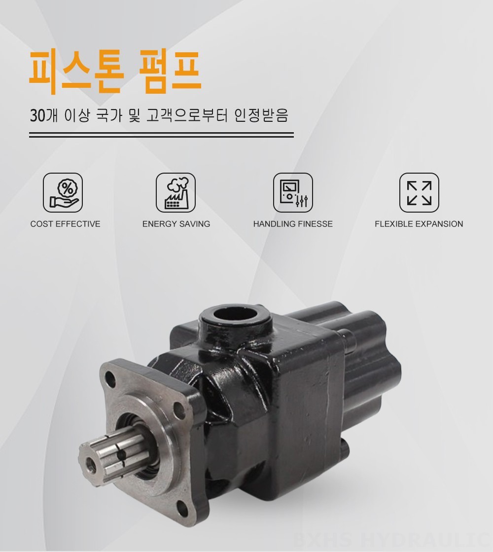 P6-40 40 cc/rev 유압 피스톤 펌프