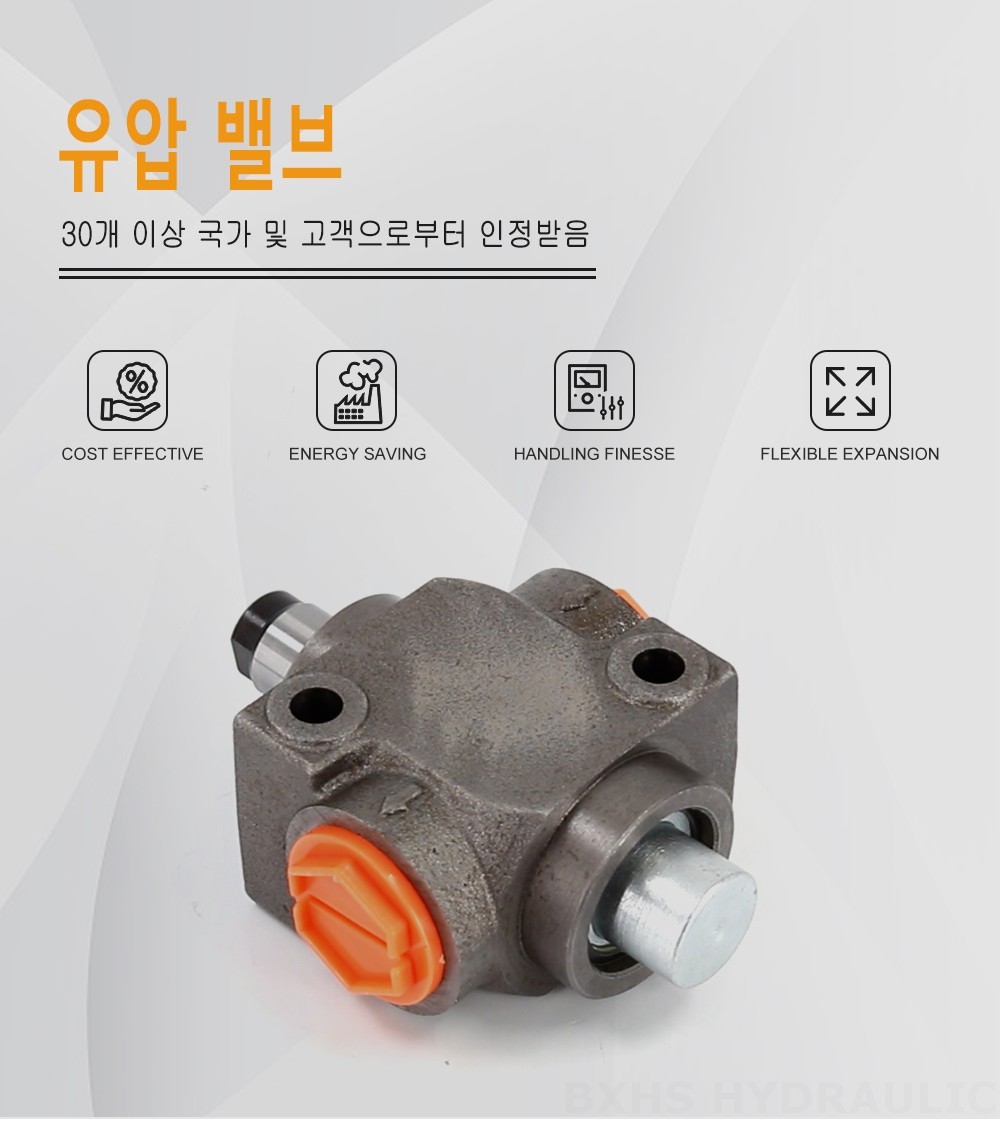 QHF20A 수동 1 스풀 모노블럭 방향 제어 밸브