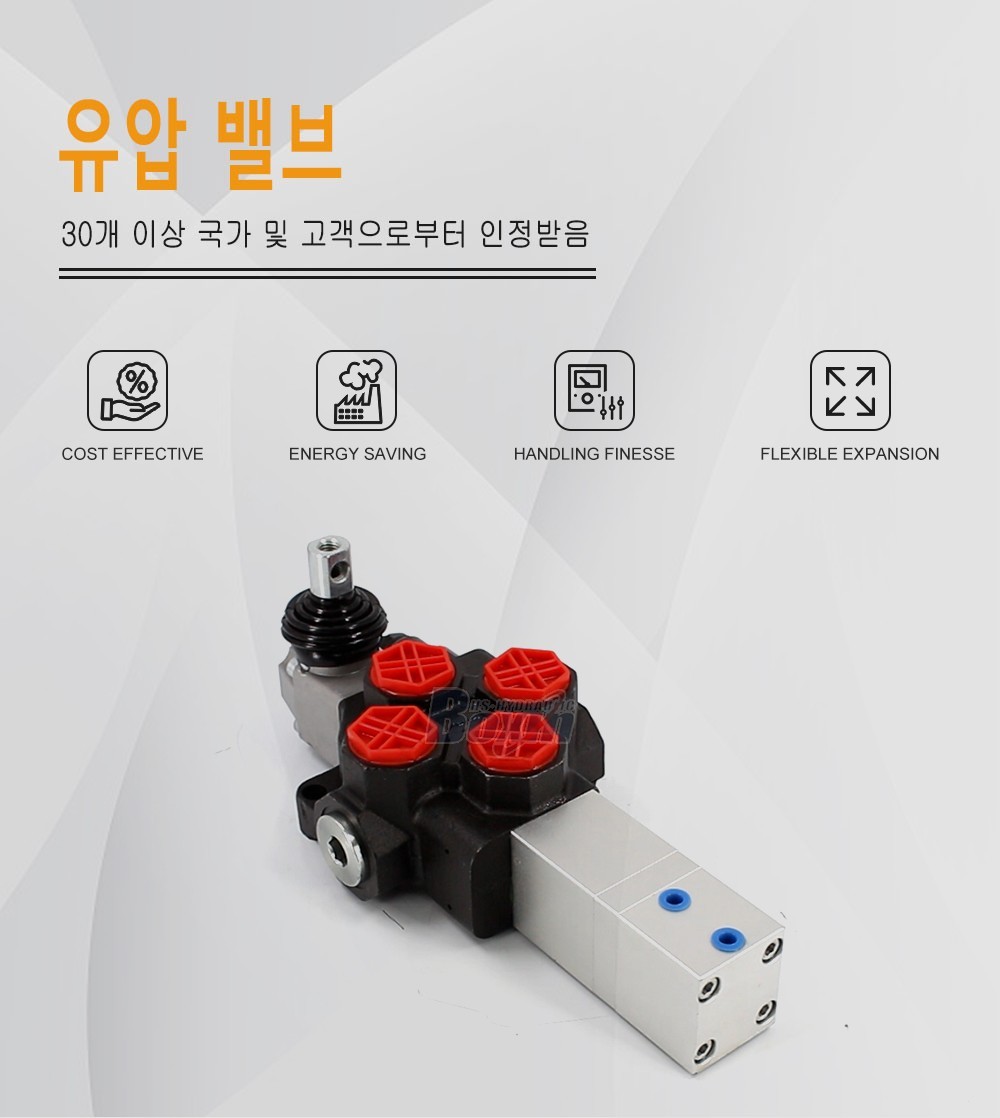 SD14Q-OT 공압 1 스풀 모노블럭 방향 제어 밸브