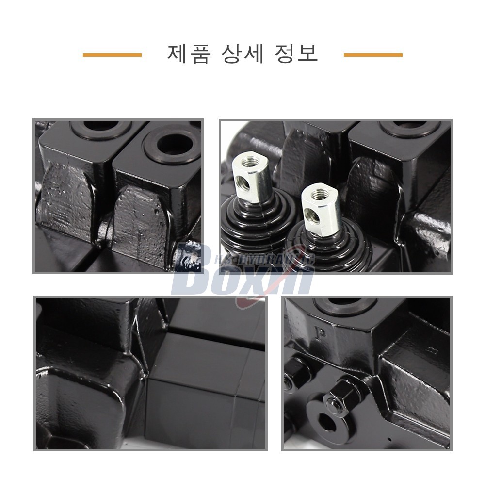 Reliable SDS180Q Pneumatic Manual 2 Spool Valve for Construction Machinery