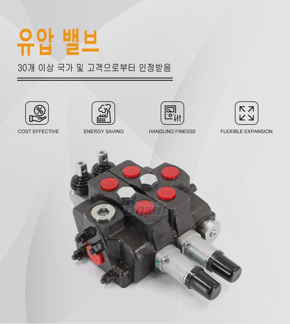 Durable SDS180T-2CB-OT 2 Spool Sectional Valve for Global Hydraulic Applications