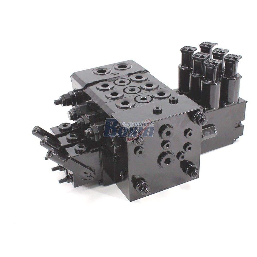 High Performance DCV55 Electro-hydraulic 3 Spool Sectional Valve main image