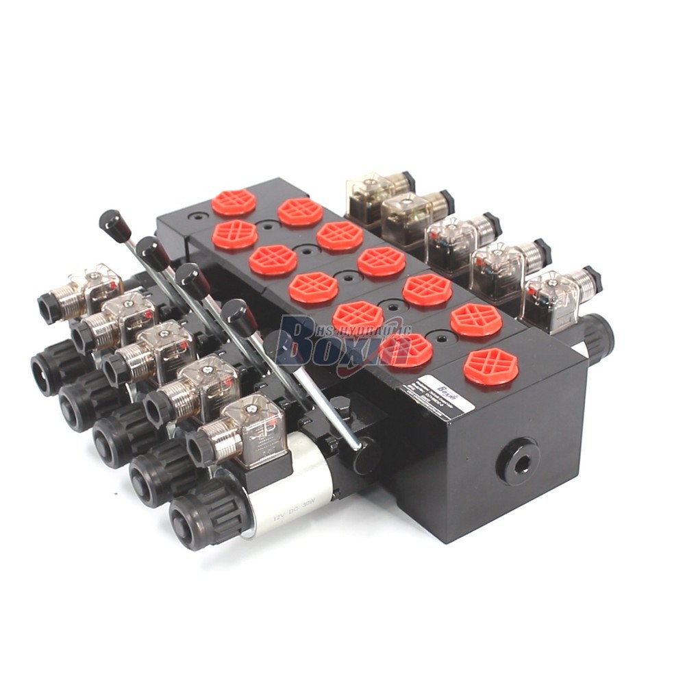 DCV58 Manual and Solenoid Hydraulic Directional Valve cover photo