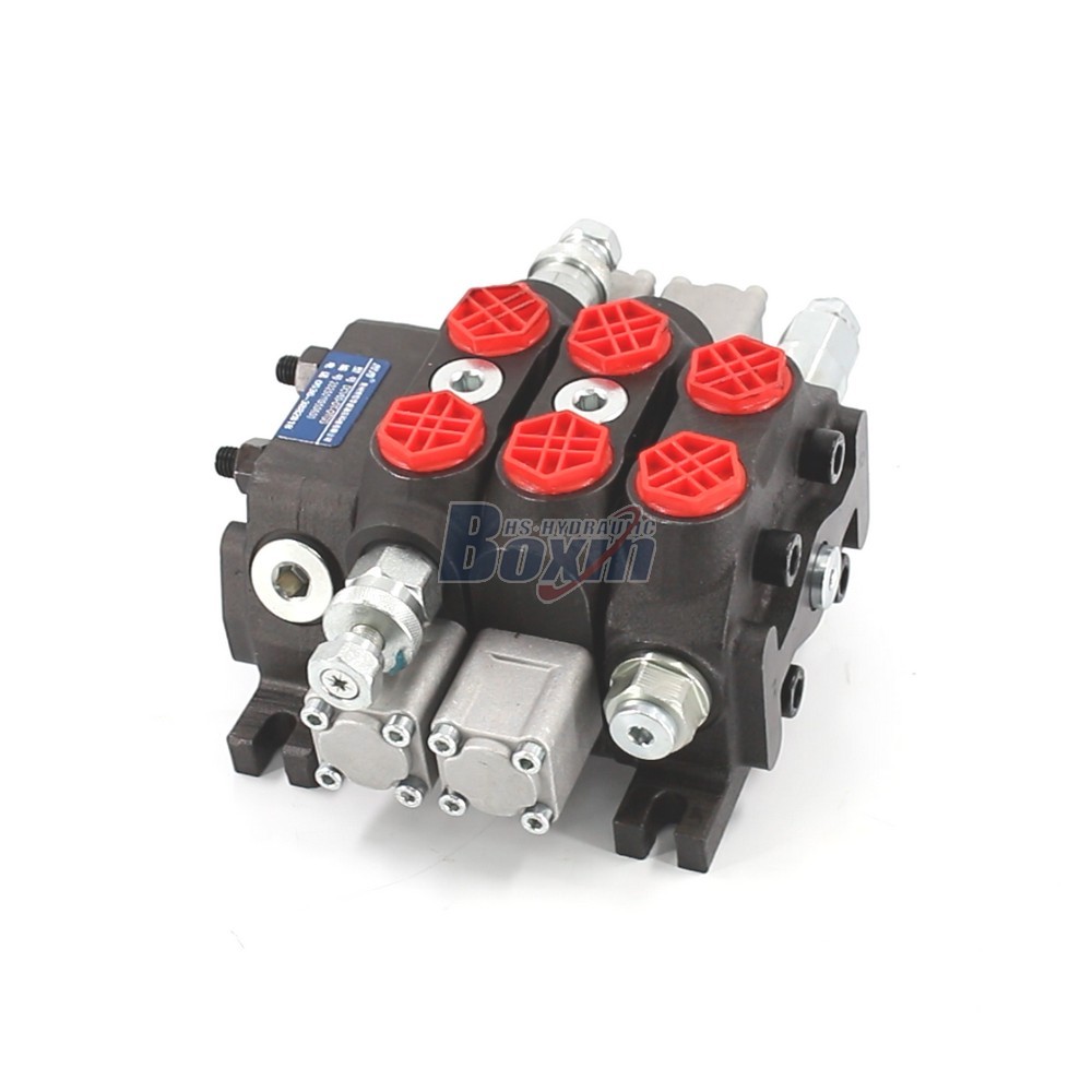 High Pressure DCV60-FZJ Sectional Directional Valve 2 Spool Manual Control main image
