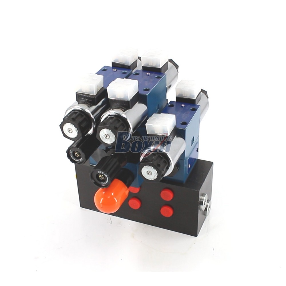 Large-Scale Production of HSBS06 Solenoid 3 Spool Control Valves main image