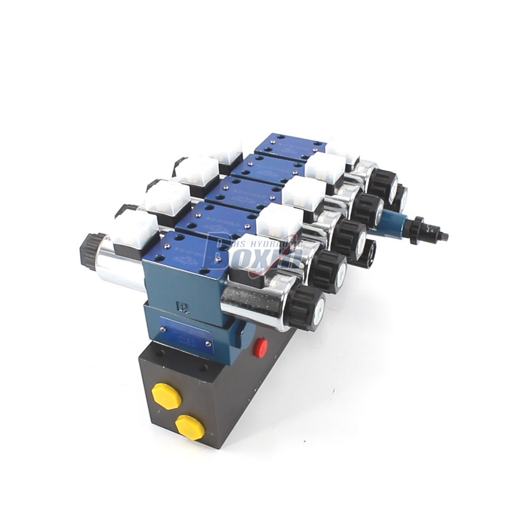 OEM/ODM Customization for HSBS06 Solenoid 6 Spool Control Valve main image