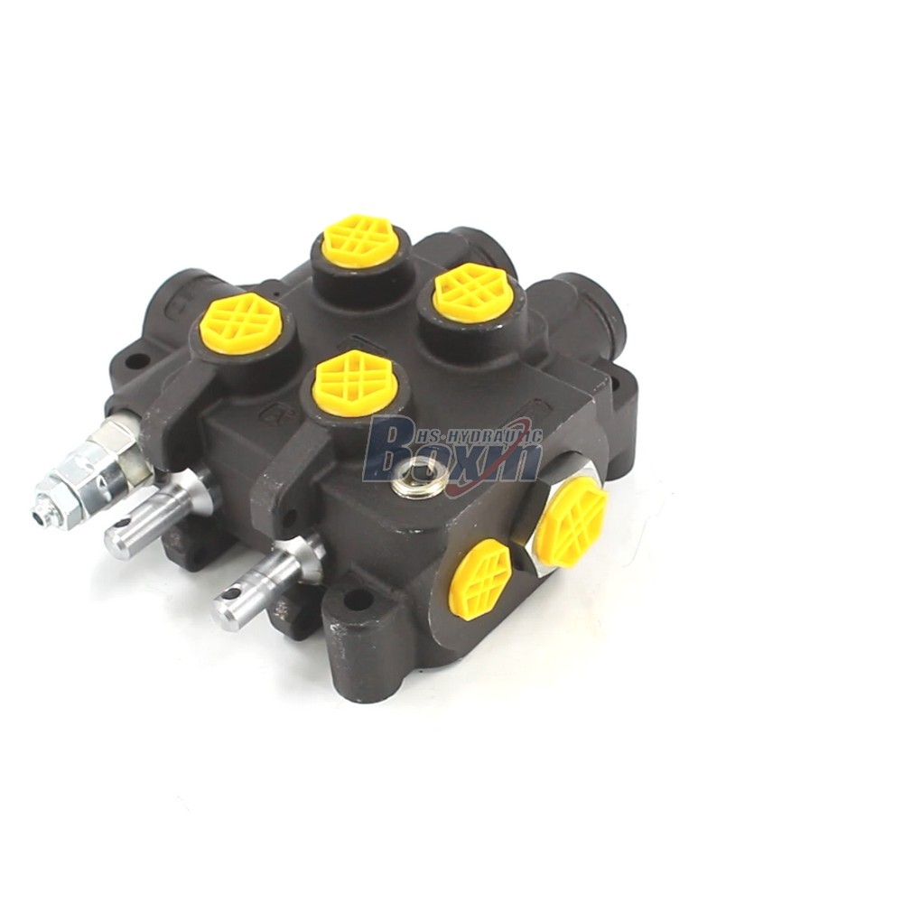 HSSP-2OT-J Manual 2 Spool Monoblock Directional Valve for Hydraulic Systems cover photo