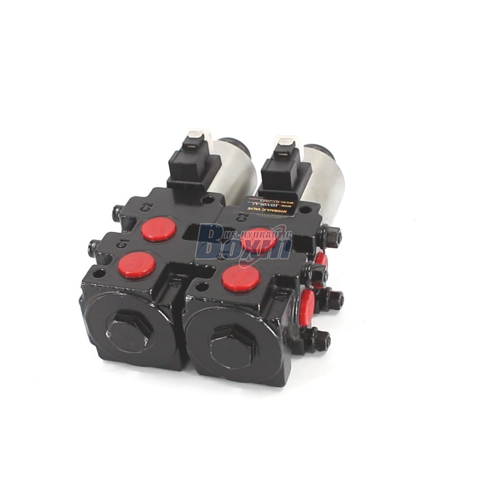 HSV09 Solenoid 2 Spool Flow Diverter Valve for Hydraulic Systems cover photo